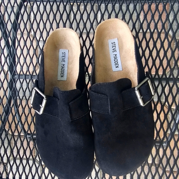 Steve Madden Shoes - Steve Madden Suede Clogs